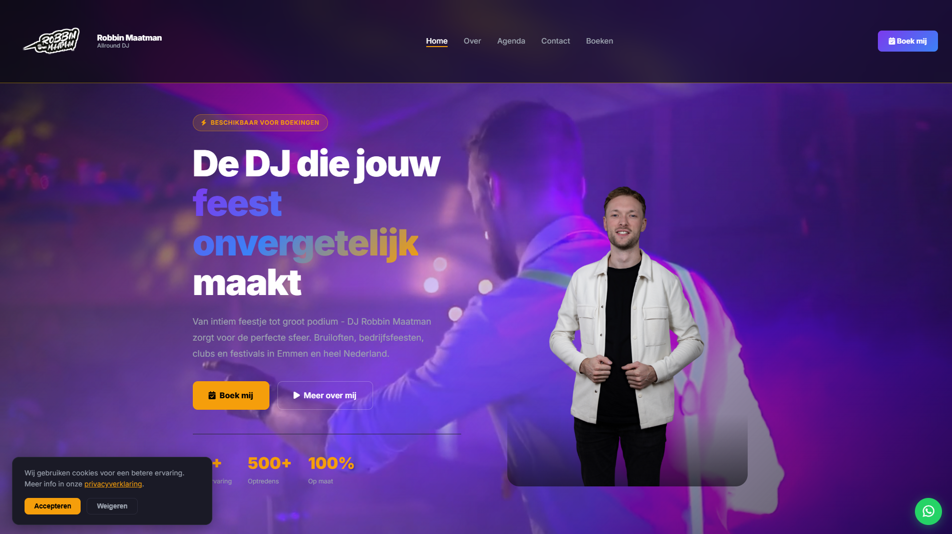Website DJ Robbin Maatman